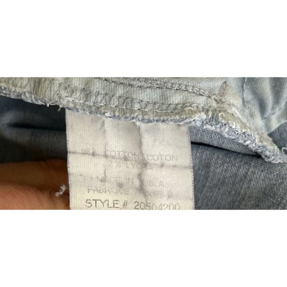 THEORY Jeans Wide Leg Cotton Denim Light Blue Size 10 - Picture 10 of 10